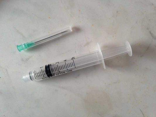 Jeringuilla médica disponible de la clínica hipodérmica del hospital